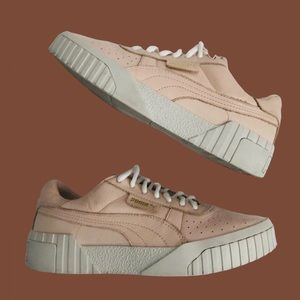 Puma Women's Cali Sport Sneakers Pink Leather